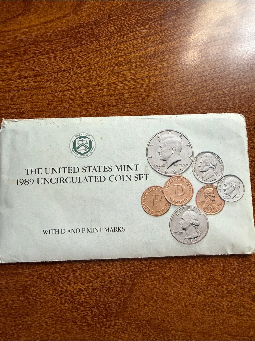 United States Mint 1989 Uncirculated Coin Set